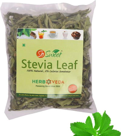 So Sweet Stevia 25 Gms Stevia Leaves 100% Natural Sweetener - Sugarfree