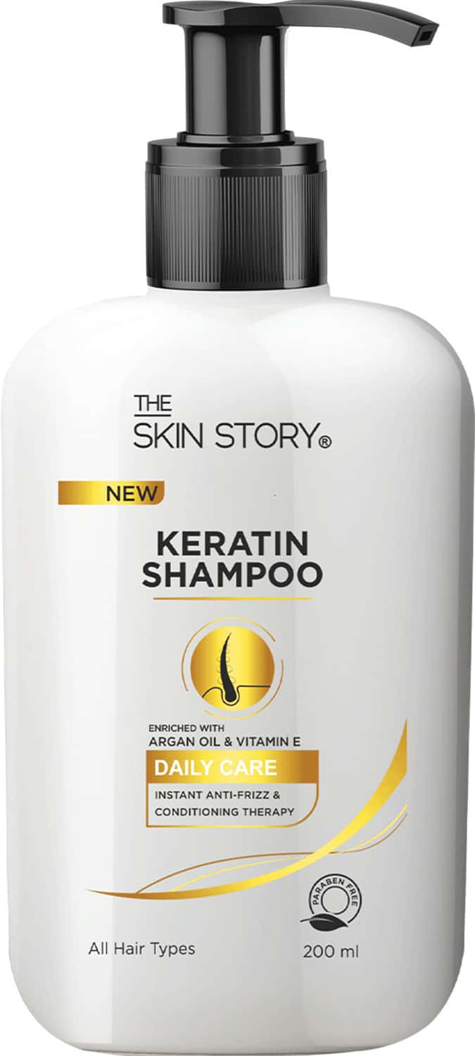 The Skin Story Keratin Shampoo Instant Anti -Frizz - 200 Ml