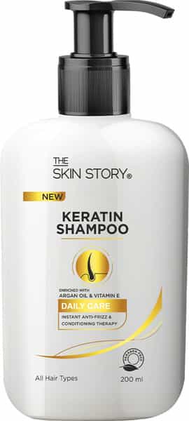 The Skin Story Keratin Shampoo Instant Anti -Frizz - 200 Ml
