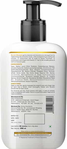 The Skin Story Keratin Shampoo Instant Anti -Frizz - 200 Ml