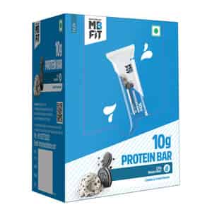 Muscleblaze 10g Protein Bar (cookies & Cream | Pack Of 6) | Protein Blend
