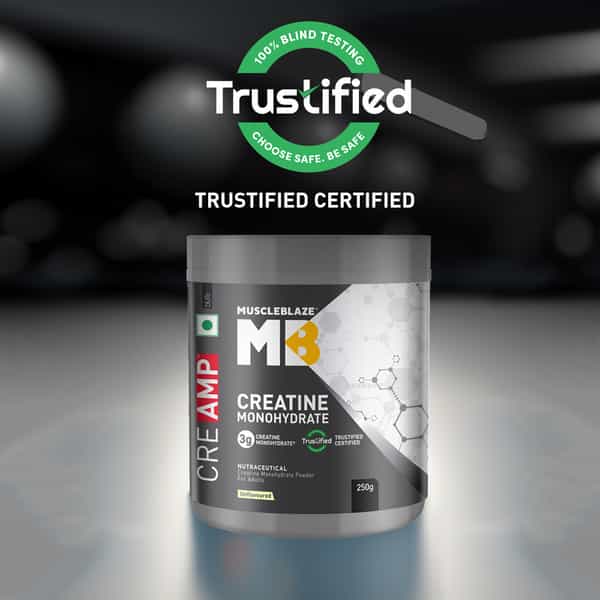 Muscleblaze Creatine Monohydrate Creamp With Creabsorb (250 G | Unflavoured) With Shaker | 650Ml