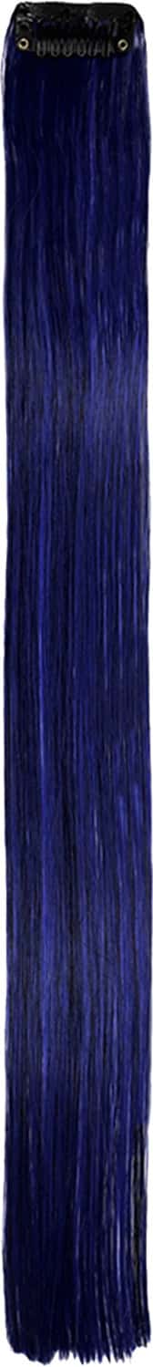 Streak Street Midnight Blue Straight Clip-On Strands