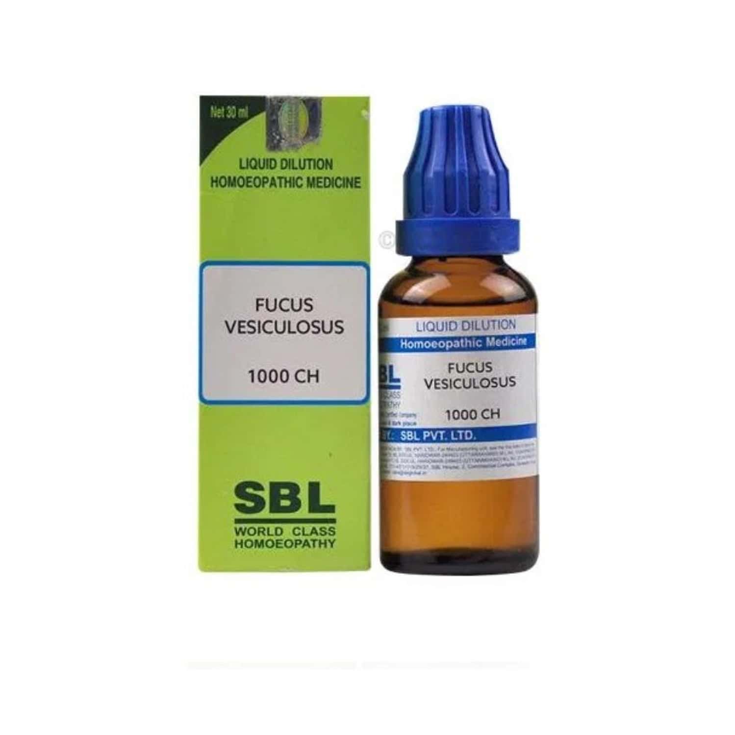 Sbl Fucus Vesiculosus Dilution 1000 Ch 30 Ml Pack Of 2