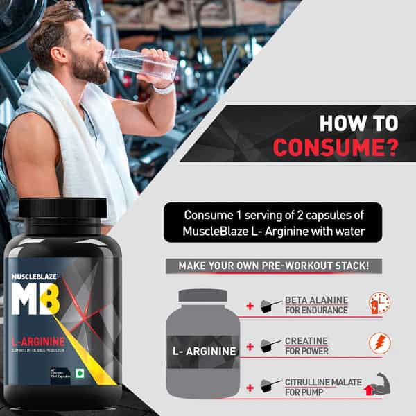 Muscleblaze L-Arginine 90 Capsules