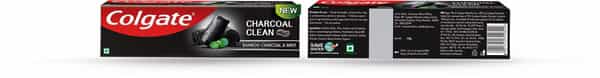 Colgate Charcoal Clean Toothpaste Bamboo Charcoal And Mint (Black Gel) 120Gm