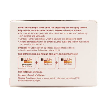 Biluma Advance Night Cream - 45 Gm