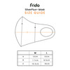 Frido Ultra Comfortable Midnight Black Unisex Face Mask|Silver+ Washable Medium Size Pack Of 1