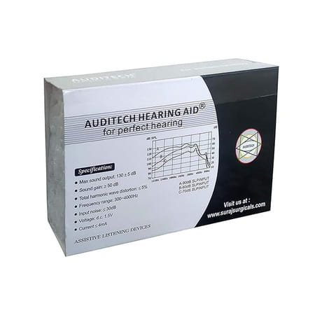 Auditech Hd Pocket Style Wired Hearing Aid