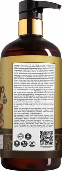 Wow Skin Science Moroccan Argan Oil Shampoo - 500 Ml