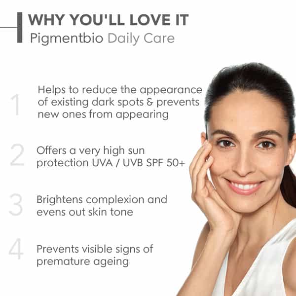 Bioderma Pigmentbio Daily Care Spf 50+ Brightening Cream For Dark Spots | Tube Of 40 Ml