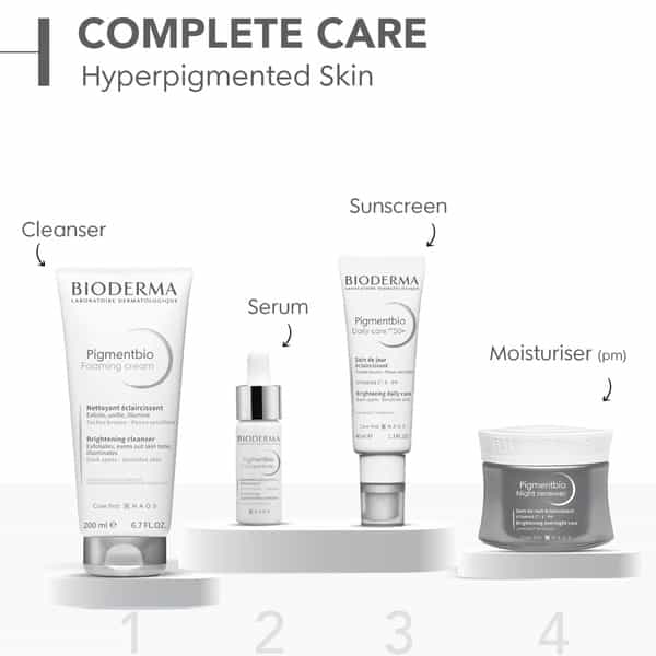 Bioderma Pigmentbio Daily Care Spf 50+ Brightening Cream For Dark Spots | Tube Of 40 Ml