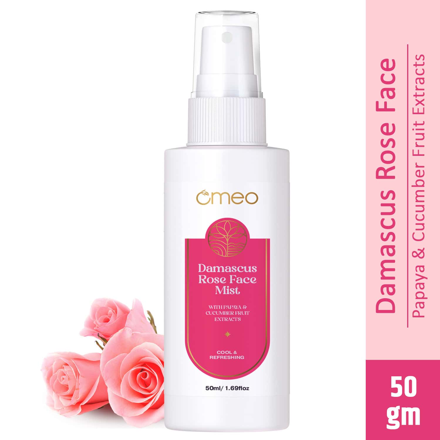 Omeo Rosemary Alcohol-Free Face Mist Toner | For Men & Women - 50 Ml