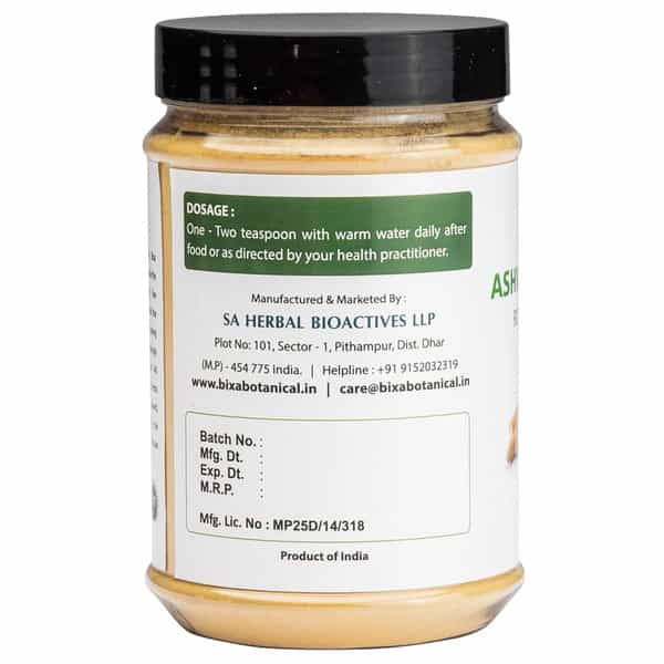 Bixa Botanical Ashwagandha Root Powder-Supports Immunity | Overall Energy & Good Sleep(200G)