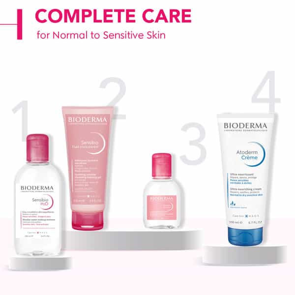 Bioderma Sensibio H2o | Makeup Removing Micellar Cleansing Solution | For Sensitive Skin | 100 Ml