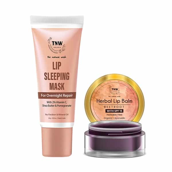 Tnw The Natural Wash Lip Sleeping Mask And Beetroot Lip Balm