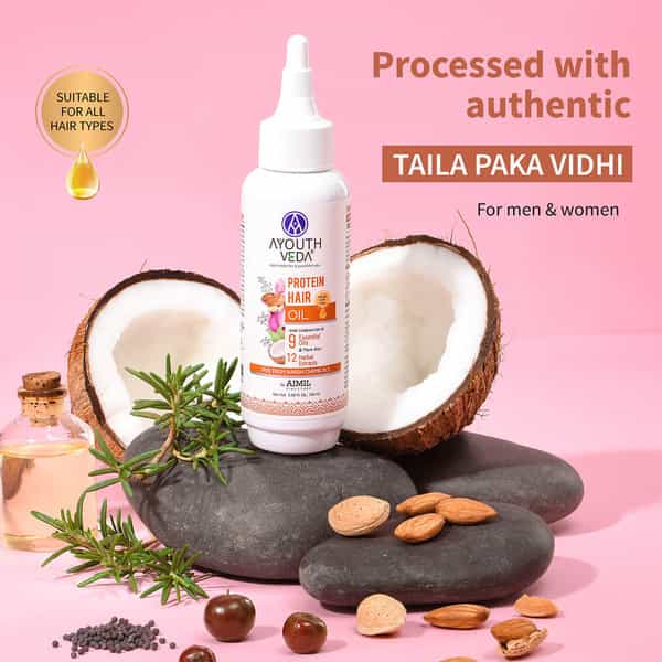 Ayouthveda Protein Hair Oil - 100Ml