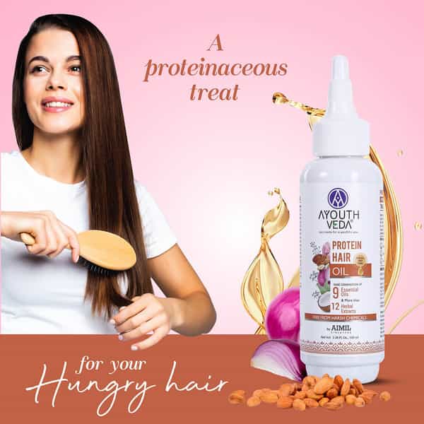 Ayouthveda Protein Hair Oil - 100Ml