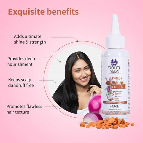Ayouthveda Protein Hair Oil - 100Ml