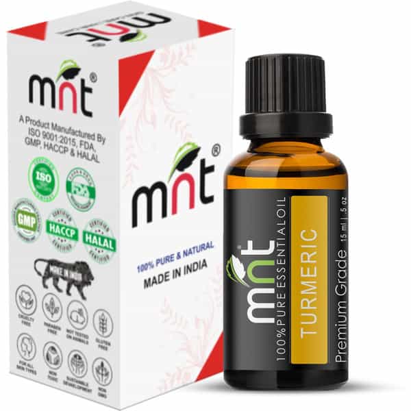 Mnt Turmeric Essential Oil (15Ml) 100% Pure Natural & Therapeutic Grade