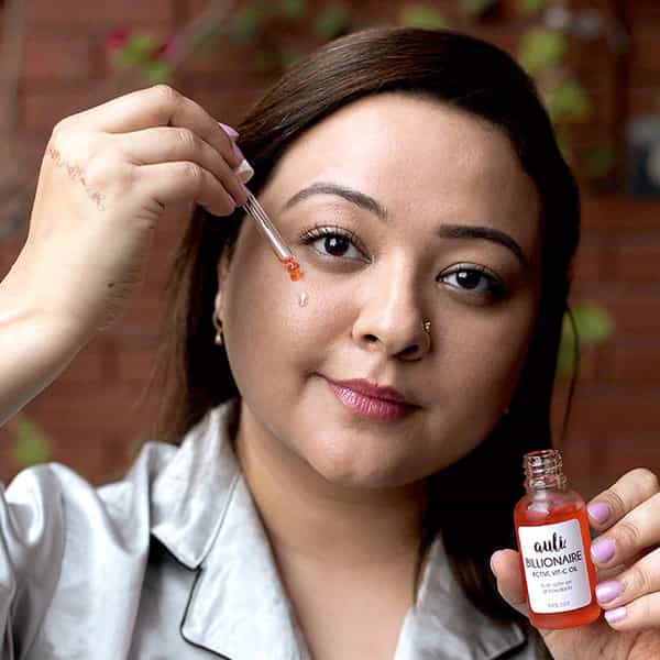 Auli Billionaire Vitamin C Antioxidant Rich Damage Repair Pigmentation Removing Oil - 30Ml