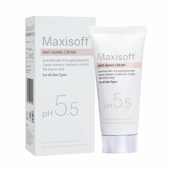 Maxisoft Anti-Aging | Ph 5.5 | Cream | Tube | 50 Gm