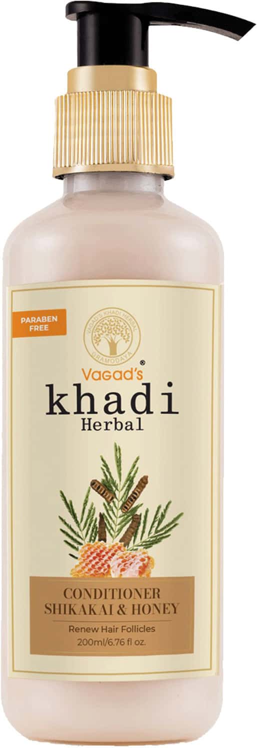 Vagad's Khadi Shikakai And Honey Conditioner 200ml | Removes Dirt | Maintain Moisture