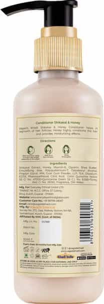 Vagad's Khadi Shikakai And Honey Conditioner 200Ml | Removes Dirt | Maintain Moisture