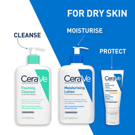 Cerave Foaming Daily Gel Cleanser For Normal To Oily Skin -473ml