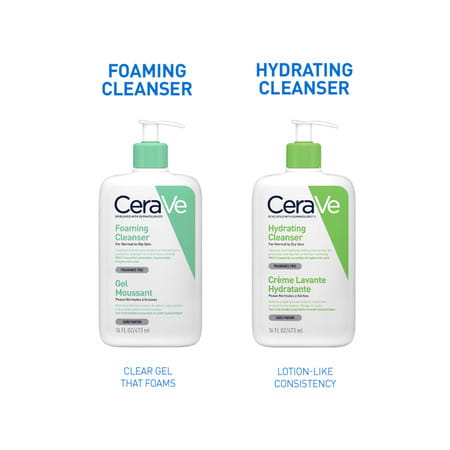 Cerave Foaming Daily Gel Cleanser For Normal To Oily Skin -473ml
