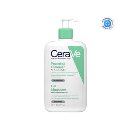 Cerave Foaming Daily Gel Cleanser For Normal To Oily Skin -473ml