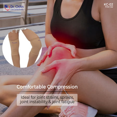 Dr. Odin Kc-02 Knee Cap With 4-Way Stretch Technology - Knee Support For Pain Relief (Medium)