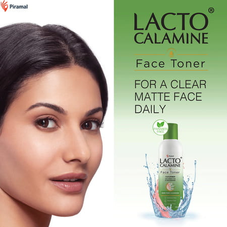Lacto Calamine Cucumber Face Toner With Green Tea & Niacinamide.No Parabens No Alcohol-120ml