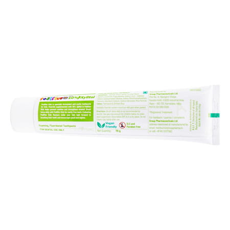 Pediflor Kidz Green Apple Flavour Tube Of 70gm Toothpaste