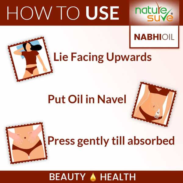 Nature Sure Belly Button Nabhi Oil For Health And Beauty In Men & Women - 1 Pack (40Ml)