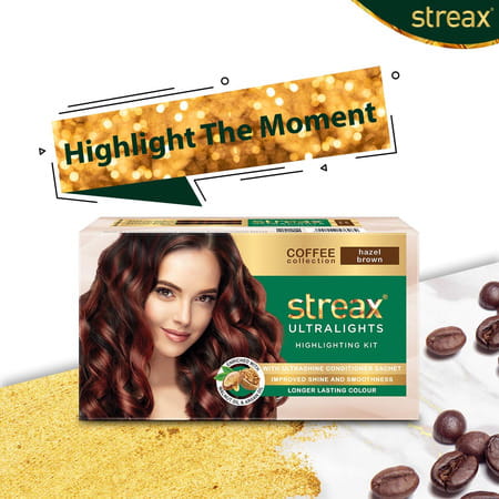 Streax Ultralights Highlighting Kit For Women & Men | Brown 60 Ml (Pack Of 3)