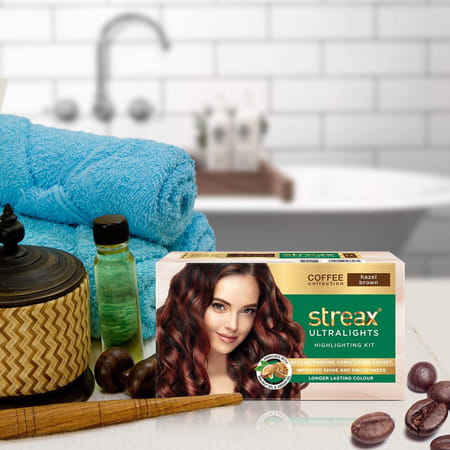 Streax Ultralights Highlighting Kit For Women & Men | Brown 60 Ml (Pack Of 3)