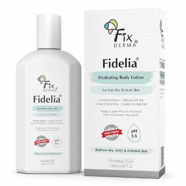 Fixderma Fidelia Hydrating Body Lotion With Avocado Oil For Face Body - 250Ml