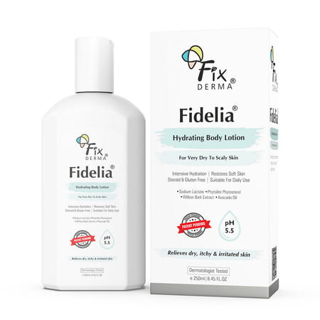 Fixderma Fidelia Hydrating Body Lotion With Avocado Oil For Face Body - 250ml