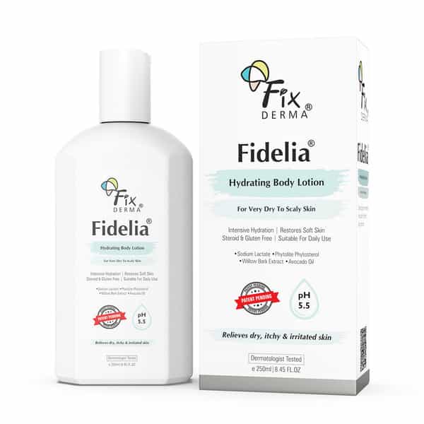 Fixderma Fidelia Hydrating Body Lotion With Avocado Oil For Face Body - 250Ml