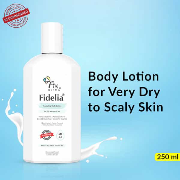 Fixderma Fidelia Hydrating Body Lotion With Avocado Oil For Face Body - 250Ml