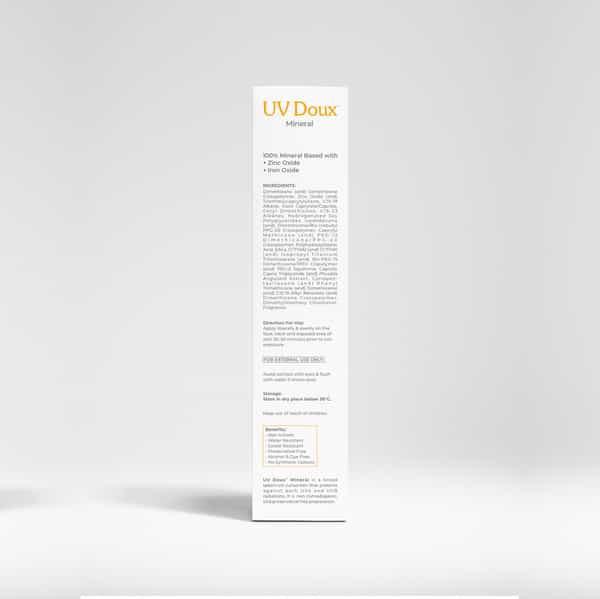 Brinton Uv Doux | Mineral Spf 50 Pa+++ | For All Skin Types | Sunscreen Gel | 30 Gm