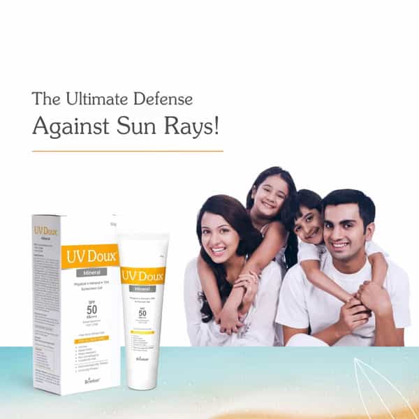 Brinton Uv Doux | Mineral Spf 50 Pa+++ | For All Skin Types | Sunscreen Gel | 30 Gm