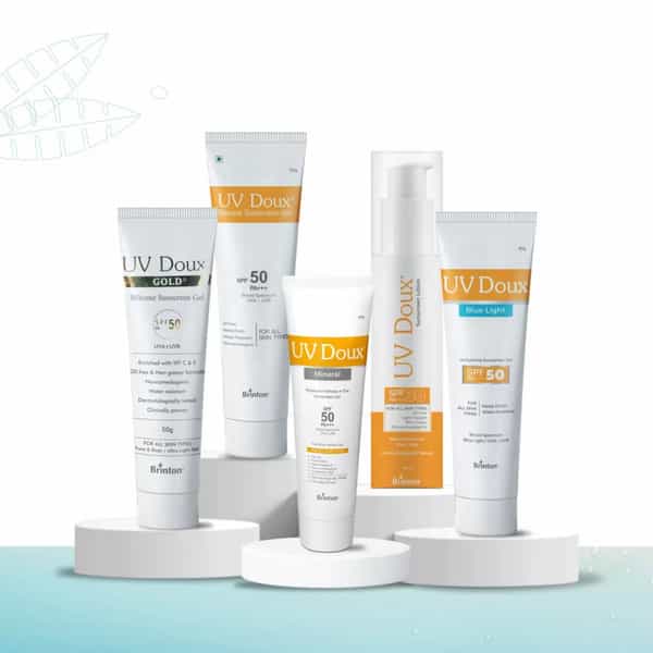 Brinton Uv Doux | Mineral Spf 50 Pa+++ | For All Skin Types | Sunscreen Gel | 30 Gm