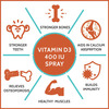 Carbamide Forte Vitamin D3 400 Iu Spray Supplement- Adjustable Dose-300 Sprays