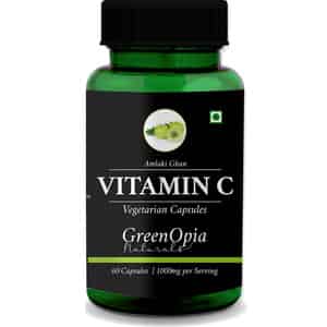 Greenopia Vitamin C Amla Extract 60 Vegetarian Capsules