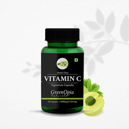 Greenopia Vitamin C Amla Extract 60 Vegetarian Capsules