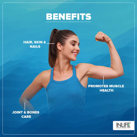 Inlife Japanese Marine Collagen Supplements For Women & Men (Strawberry | Fish Collagen | 200g)