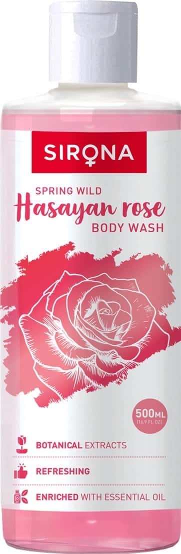 Sirona Body Wash With Hasayan Rose - 500ml