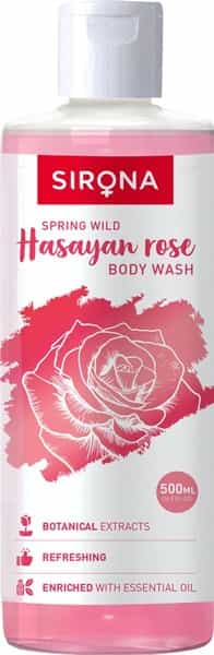 Sirona Body Wash With Hasayan Rose - 500Ml